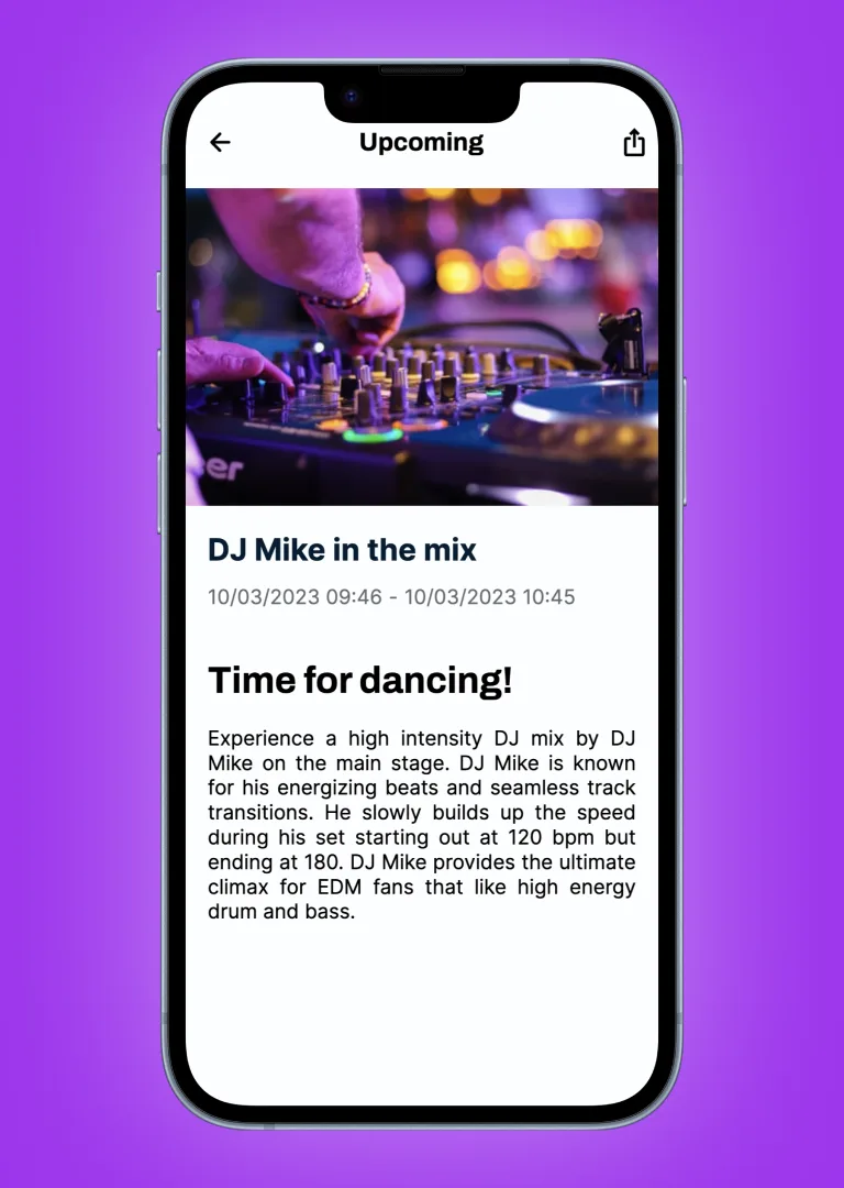 App Template - Event